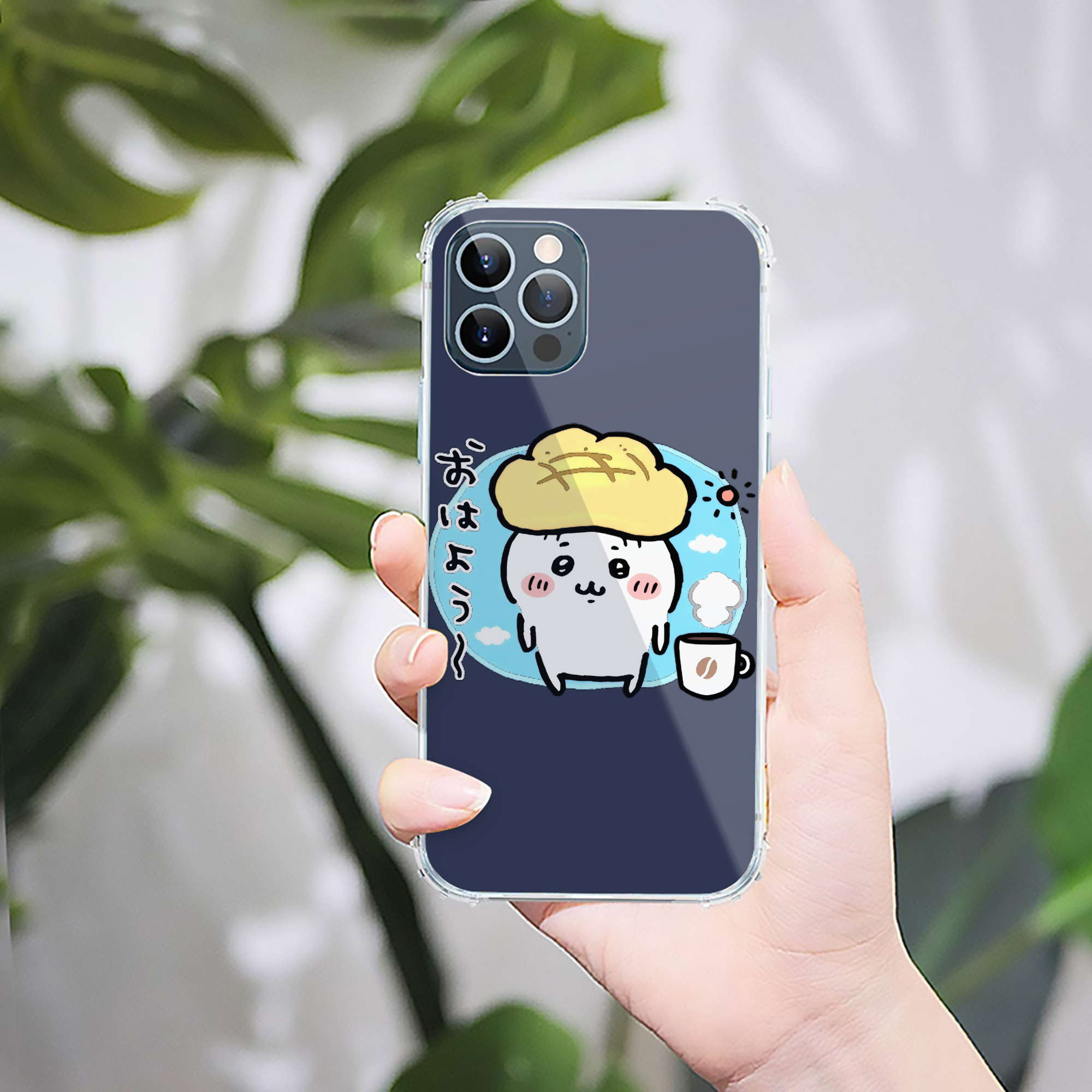 （画像用） ちいかわ ちいかわ Chii-kawa chiikawa 【iPhone 12シリーズ対応】透明スマホケース（クリアソフトケース）
